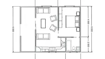 36 m² Bachelors Flat