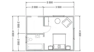 22 m² Hunters Den